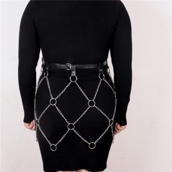 Waist Belt Fashion Harness Body Chest Belt With Chains - Lp-145-xxxl main image 4